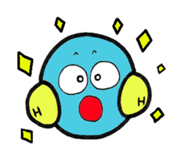 Mr. water molecule sticker #11009314