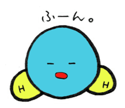 Mr. water molecule sticker #11009318