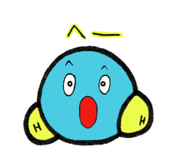 Mr. water molecule sticker #11009319