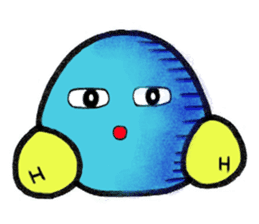 Mr. water molecule sticker #11009320