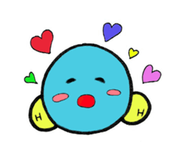 Mr. water molecule sticker #11009326