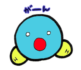 Mr. water molecule sticker #11009329