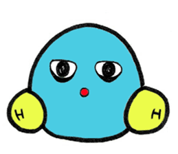 Mr. water molecule sticker #11009330