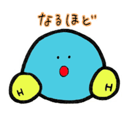 Mr. water molecule sticker #11009336