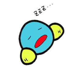 Mr. water molecule sticker #11009340