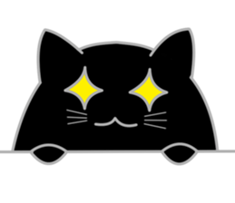 My life is black and white cat2 sticker #11009584