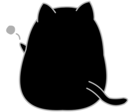 My life is black and white cat2 sticker #11009605