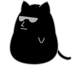 My life is black and white cat2 sticker #11009608