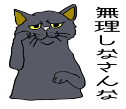 Cat walking. sticker #11009819