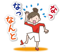 Girl's spring and early summer sticker #11010403