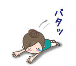Girl's spring and early summer sticker #11010412
