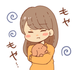 I convey a feeling sticker. sticker #11011044