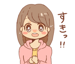 I convey a feeling sticker. sticker #11011062