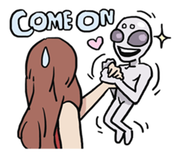 AsB - 115 My Best Friend It Alien sticker #11011067