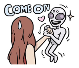 AsB - 115 My Best Friend It Alien sticker #11011067