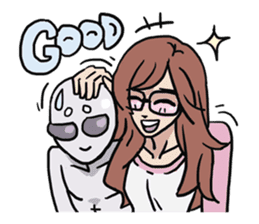 AsB - 115 My Best Friend It Alien sticker #11011073