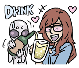 AsB - 115 My Best Friend It Alien sticker #11011077