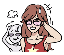 AsB - 115 My Best Friend It Alien sticker #11011079