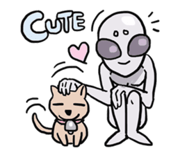 AsB - 115 My Best Friend It Alien sticker #11011080