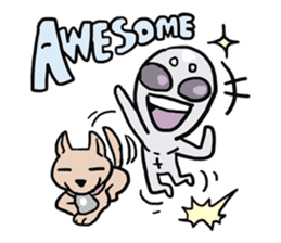 AsB - 115 My Best Friend It Alien sticker #11011081