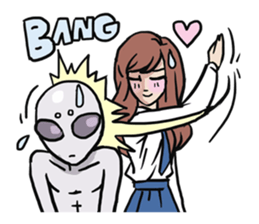 AsB - 115 My Best Friend It Alien sticker #11011087