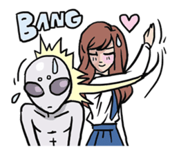 AsB - 115 My Best Friend It Alien sticker #11011087