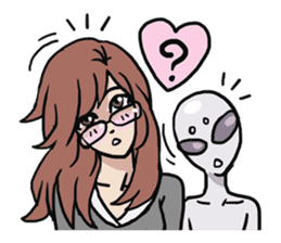 AsB - 115 My Best Friend It Alien sticker #11011092