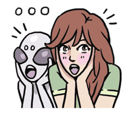 AsB - 115 My Best Friend It Alien sticker #11011093