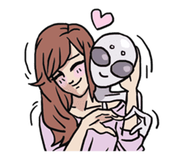 AsB - 115 My Best Friend It Alien sticker #11011095