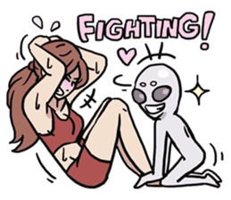 AsB - 115 My Best Friend It Alien sticker #11011097