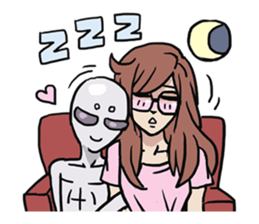 AsB - 115 My Best Friend It Alien sticker #11011099