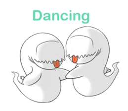 The shape shifter ghost sticker #11011304