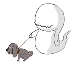 The shape shifter ghost sticker #11011309