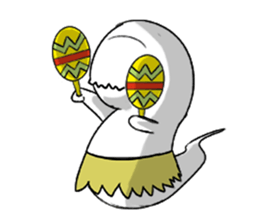 The shape shifter ghost sticker #11011315