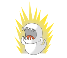 The shape shifter ghost sticker #11011316