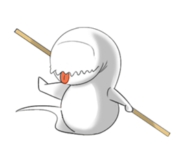 The shape shifter ghost sticker #11011317