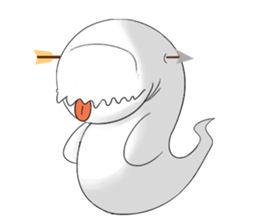The shape shifter ghost sticker #11011322