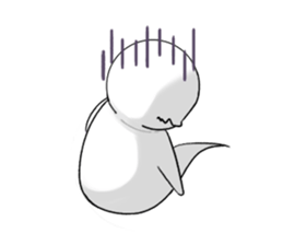 The shape shifter ghost sticker #11011324