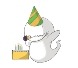 The shape shifter ghost sticker #11011325