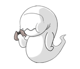 The shape shifter ghost sticker #11011332