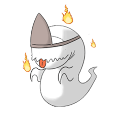 The shape shifter ghost sticker #11011333