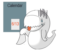 The shape shifter ghost sticker #11011334