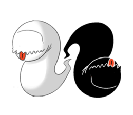 The shape shifter ghost sticker #11011335