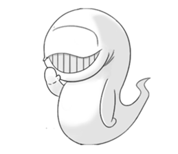 The shape shifter ghost sticker #11011336