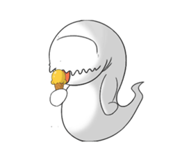 The shape shifter ghost sticker #11011338