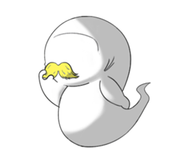The shape shifter ghost sticker #11011341