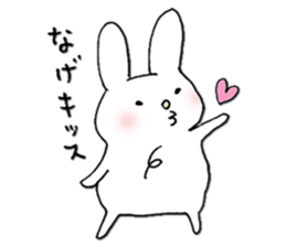 Love Love Chest hair rabbit sticker #11011794