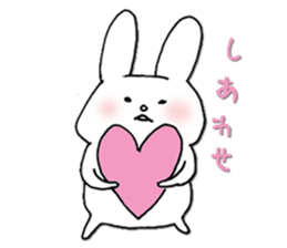 Love Love Chest hair rabbit sticker #11011808