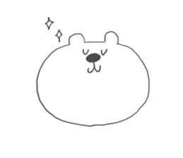 bear-single color-3 sticker #11012144