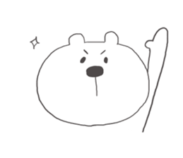 bear-single color-3 sticker #11012146